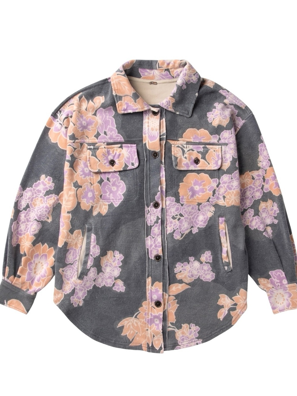 Free People Ruby Jacket Gray Combo